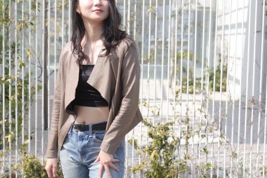 春夏にはおりたいレザージャケット —Ebreezeに新色登場!—