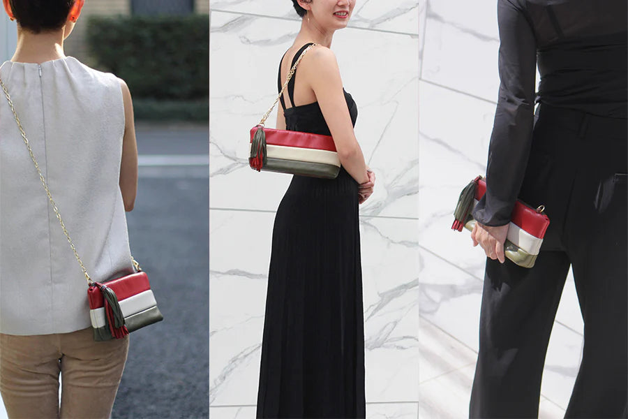 Go anywhere with this bag! It's a 3 way bag that can be also used as a purse