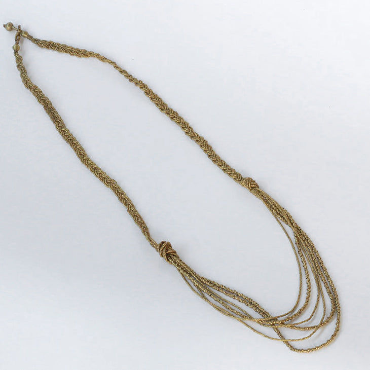 <Bullet> Braid Necklace