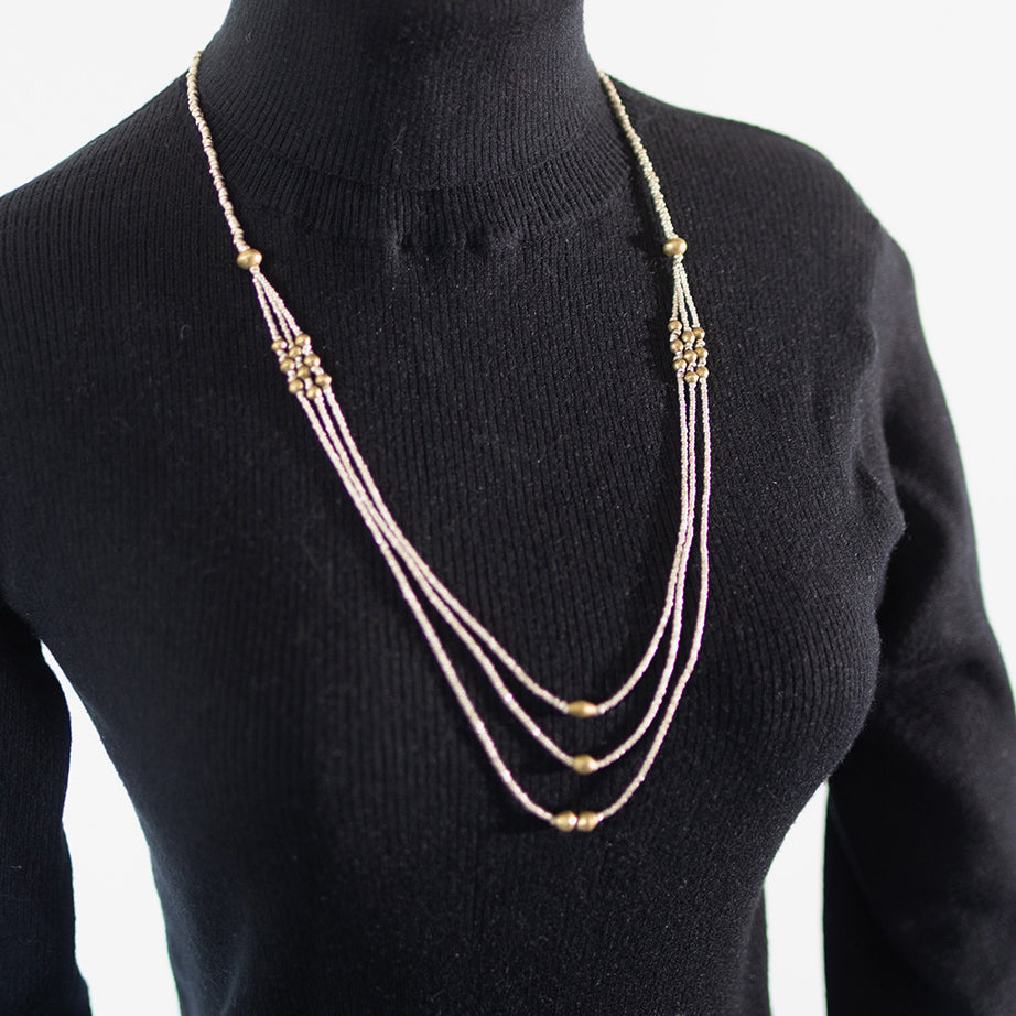 ＜Bullet ＞Layered Chains Necklace